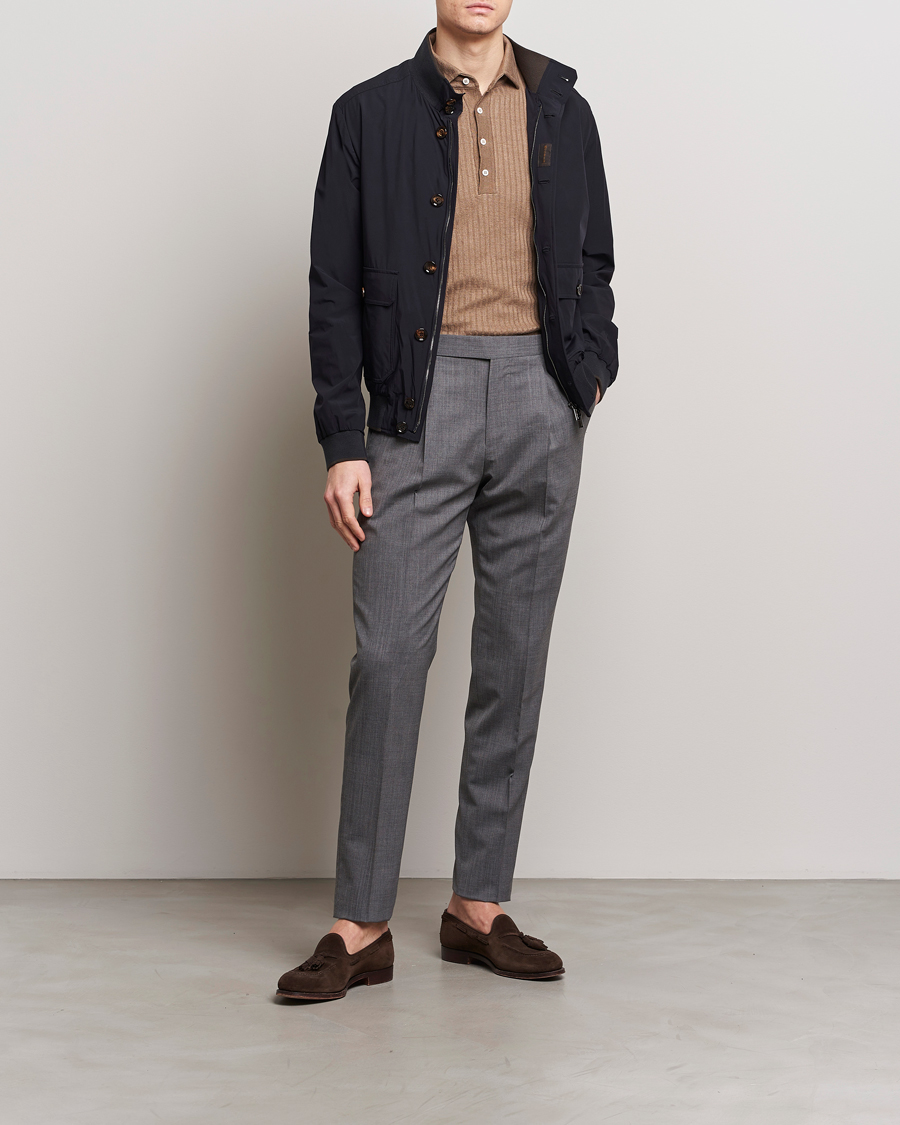 Herren | Jacken | MooRER | Water Repellent Stretch Jacket Navy