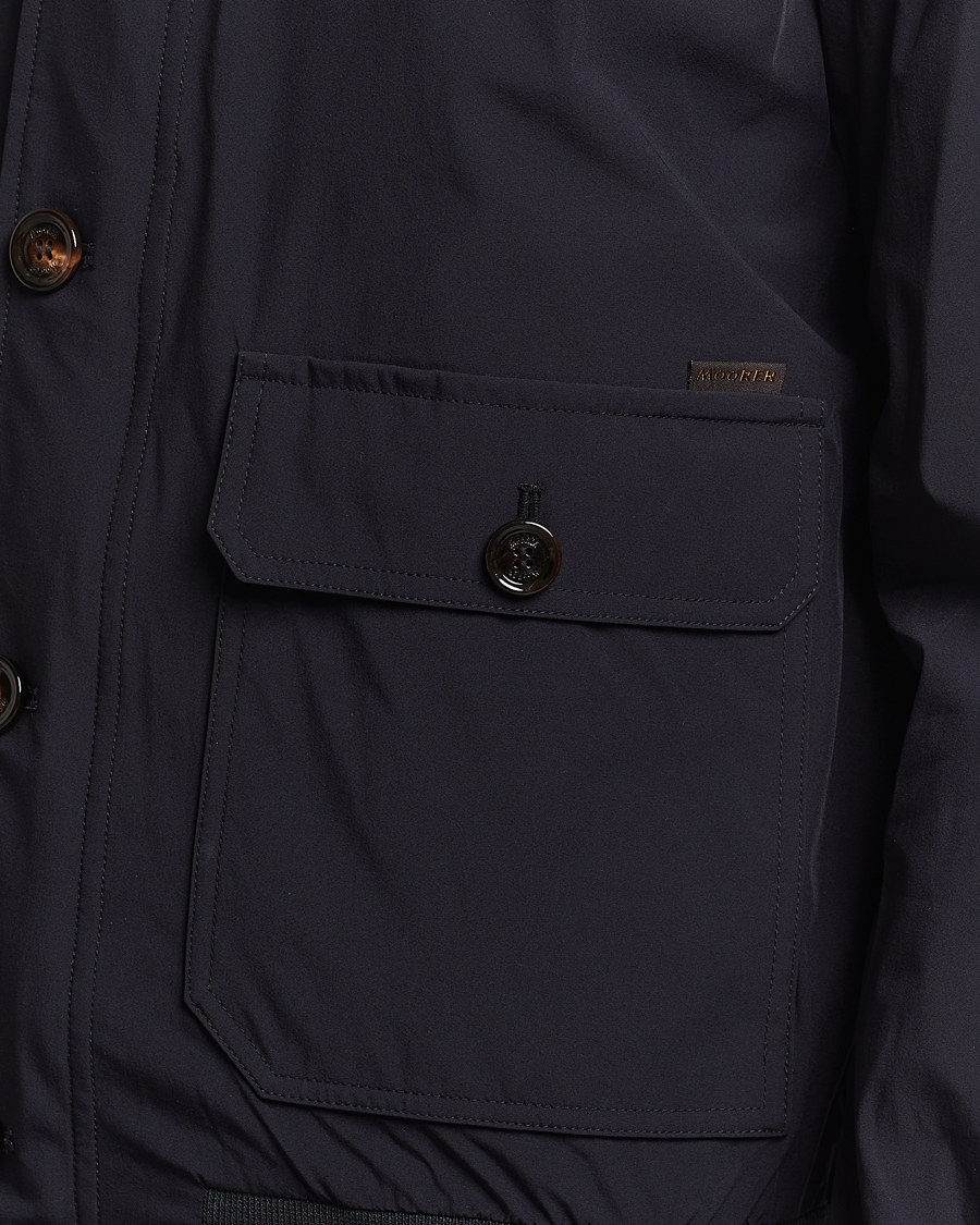 Herren | Jacken | MooRER | Water Repellent Stretch Jacket Navy