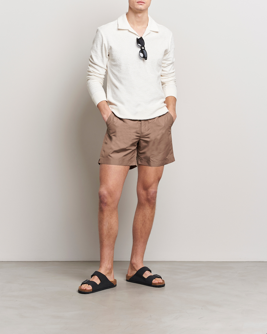 Herren | Badehosen | Orlebar Brown | Bulldog Drawcord Swimshorts Plum Wine