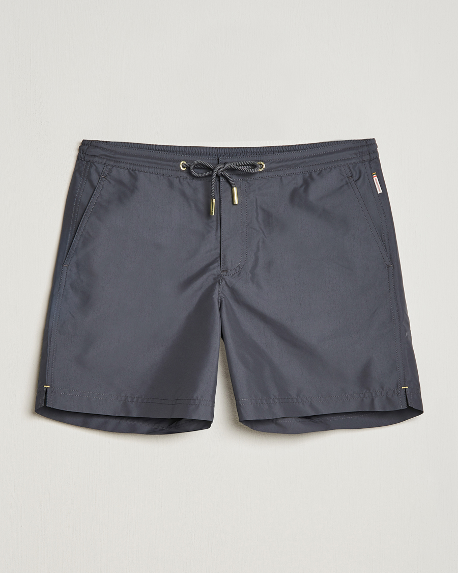 Herren | Badehosen | Orlebar Brown | Bulldog Drawcord Swimshorts Piranha Grey