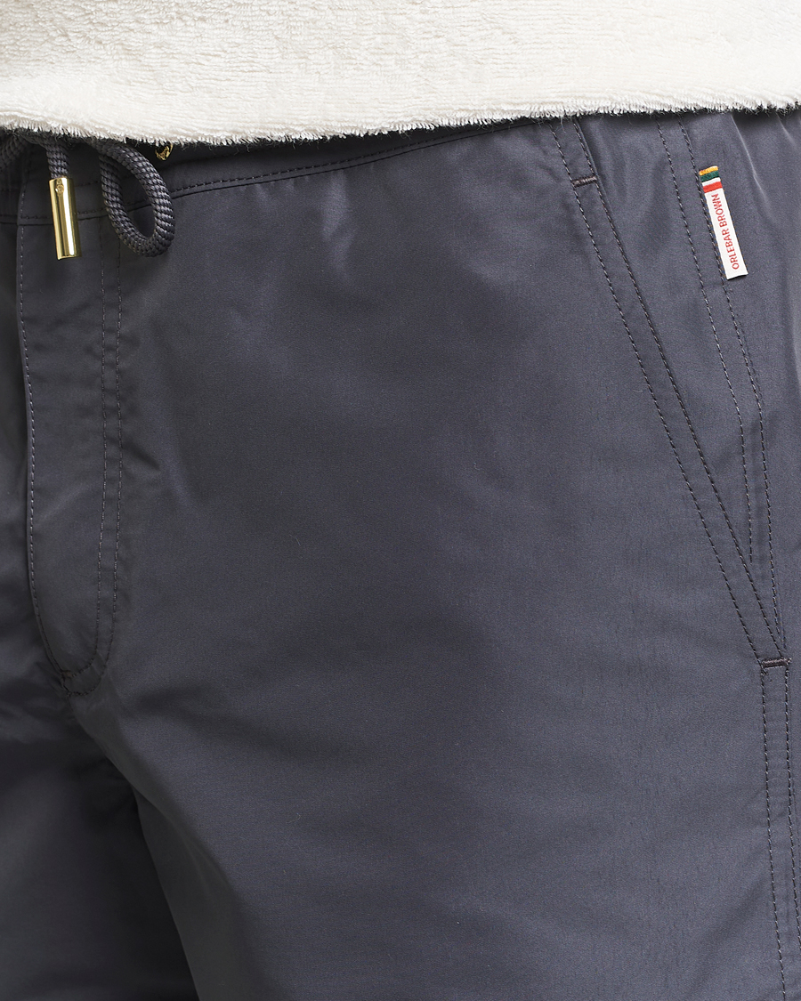Herren | Badehosen | Orlebar Brown | Bulldog Drawcord Swimshorts Piranha Grey