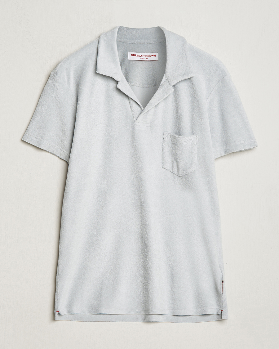 Herren | Poloshirts | Orlebar Brown | Terry Polo White Jade