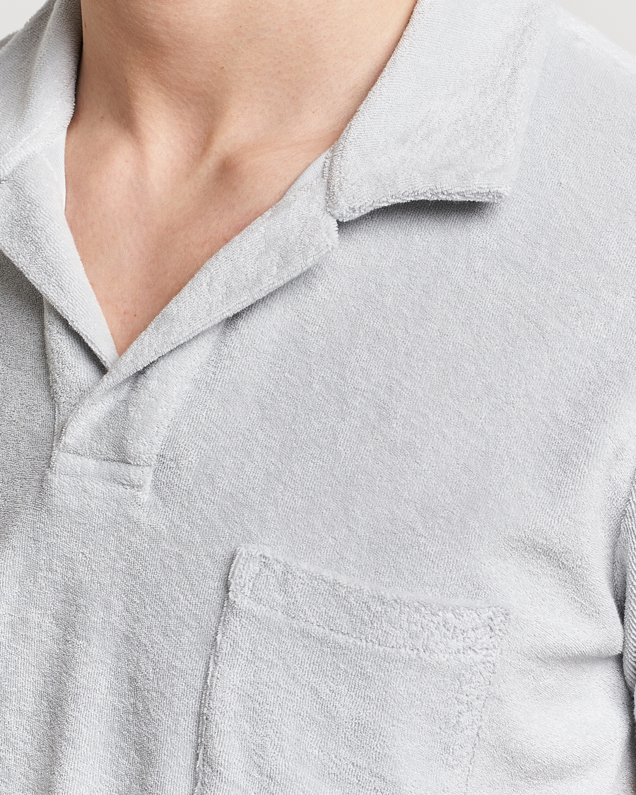 Herren | Poloshirts | Orlebar Brown | Terry Polo White Jade