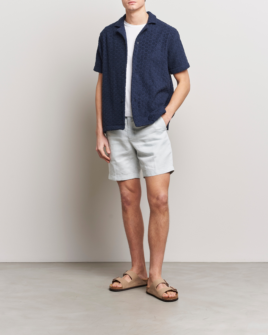 Herren | Shorts | Orlebar Brown | Cornell Linen Shorts White Jade