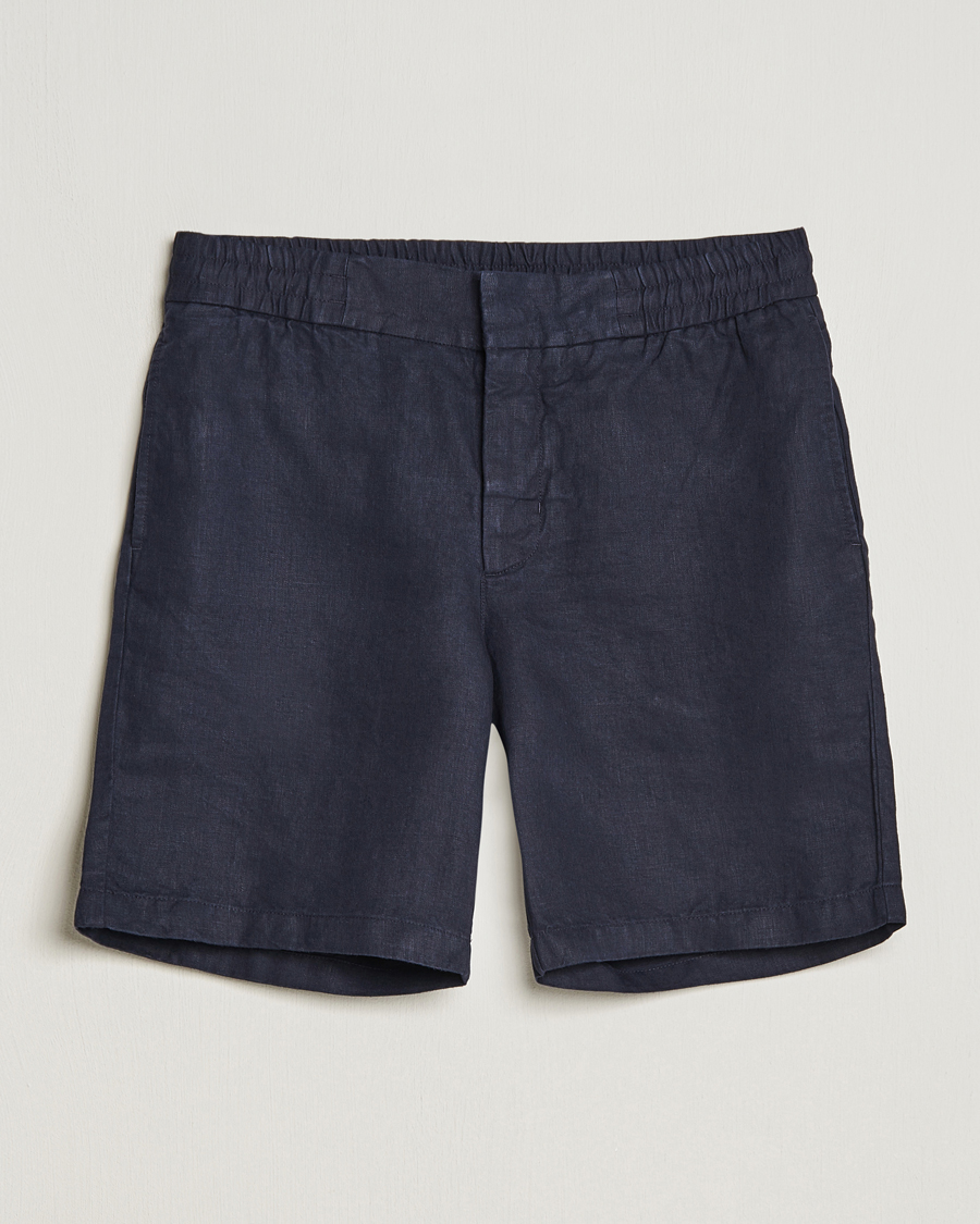 Herren | Shorts | Orlebar Brown | Cornell Linen Shorts Night Iris