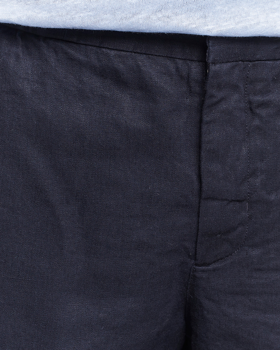 Herren | Shorts | Orlebar Brown | Cornell Linen Shorts Night Iris