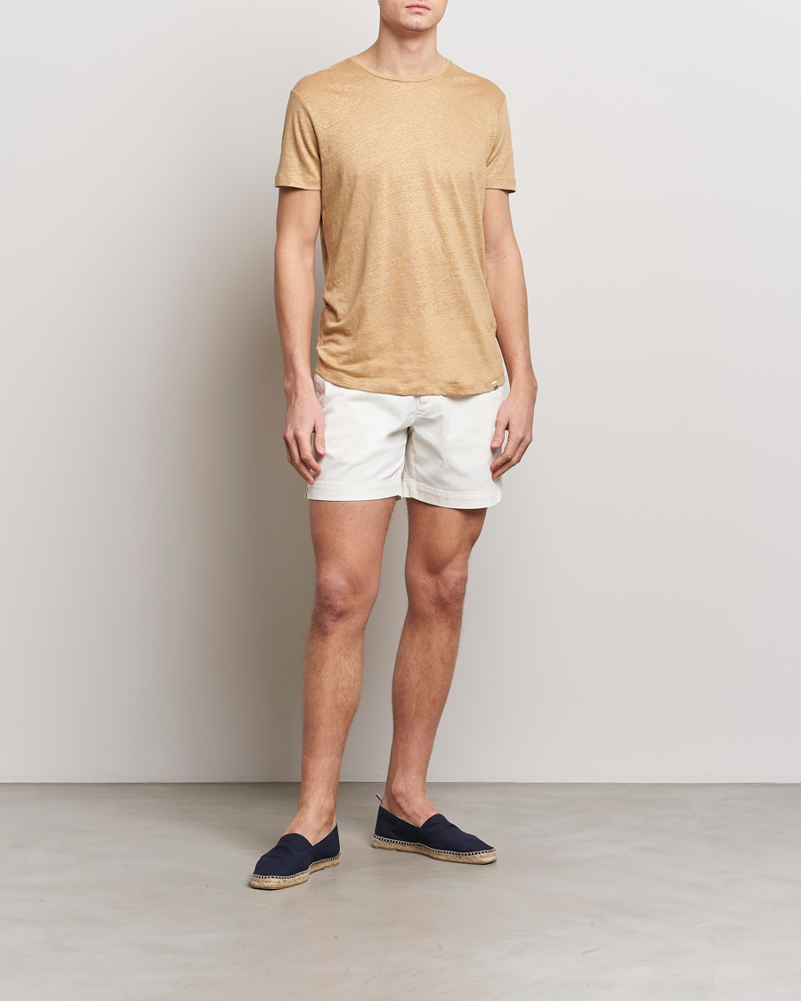Herren | Hosen | Orlebar Brown | Bulldog Cotton Stretch Twill Shorts Sea Mist