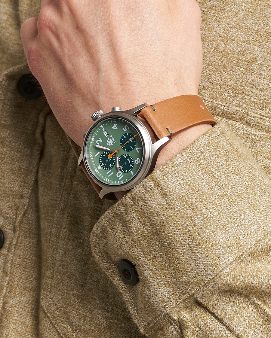 Herren | Timex Expedition North Sierra Chronograph 42mm Green Dial | Timex | Expedition North Sierra Chronograph 42mm Green Dial