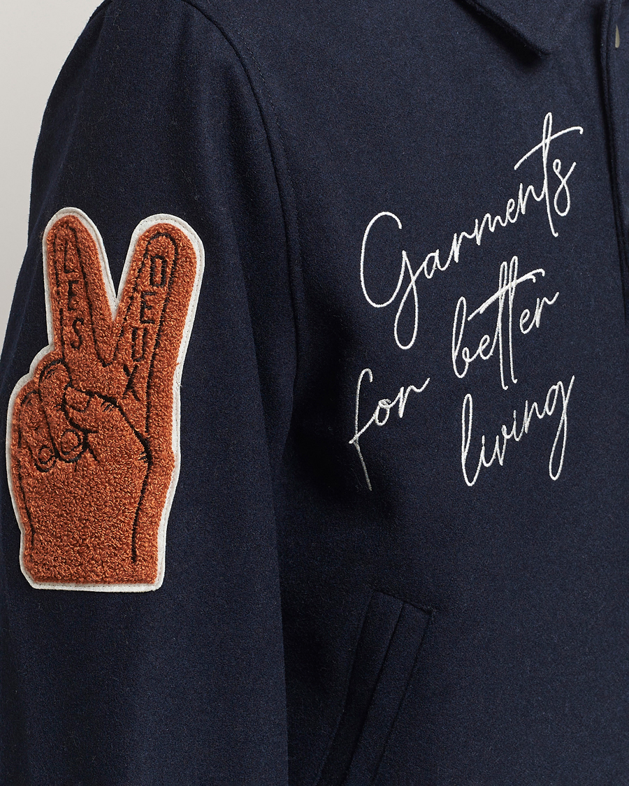 Herren | Jacken | LES DEUX | Varsity Wool Jacket Dark Navy