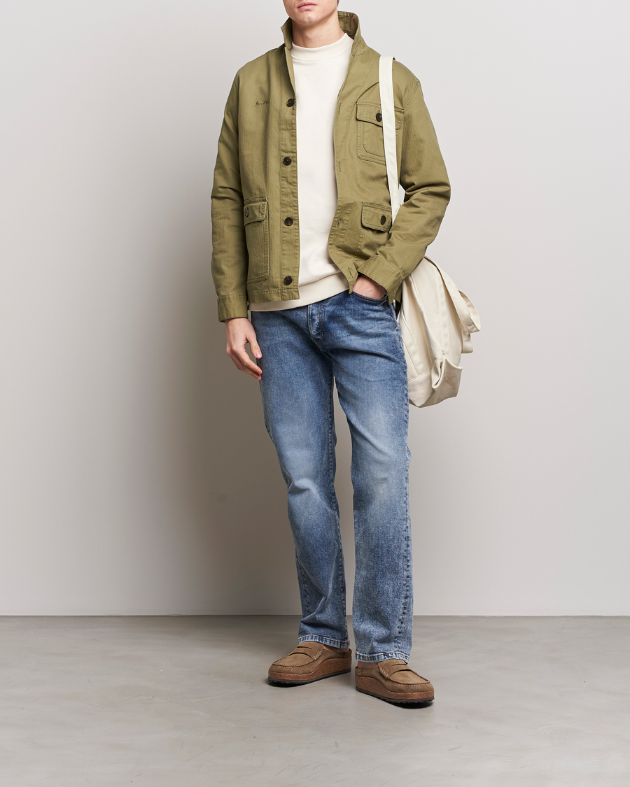 Herren | Hemden | LES DEUX | Lester Fatigue Shirt Surplus Green