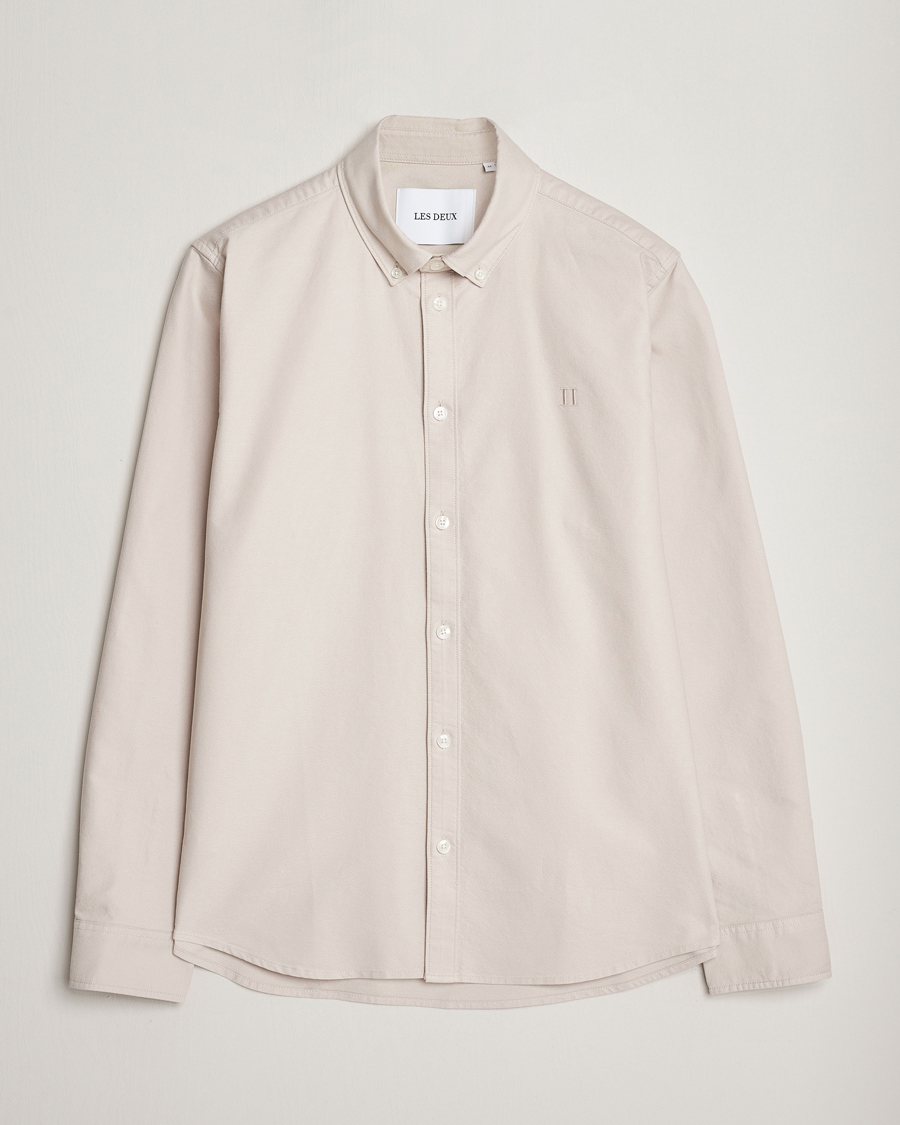 Herren | Hemden | LES DEUX | Kristian Oxford Shirt Dark Sand