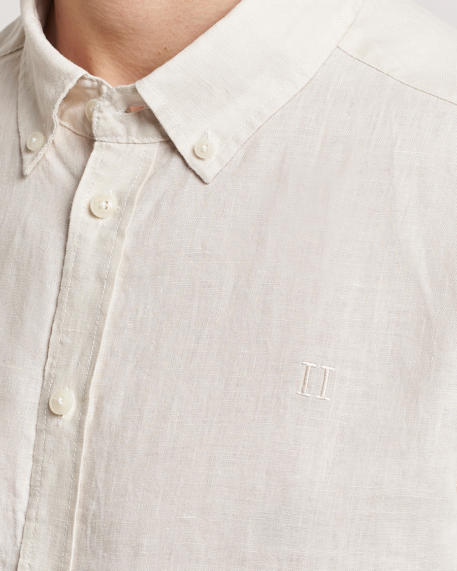 Herren | Hemden | LES DEUX | Kristian Linen Button Down Shirt Ivory