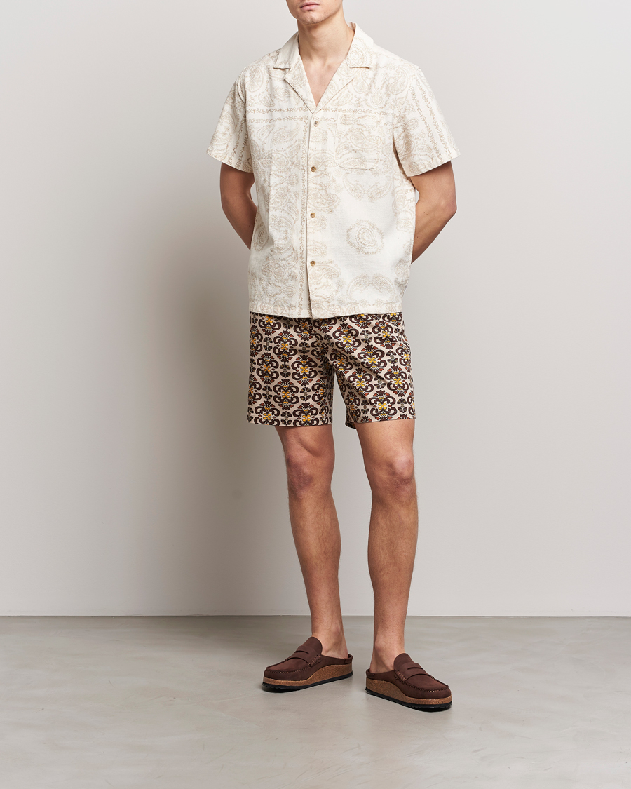 Herren | Shorts | LES DEUX | Hendrix Printed Shorts Light Sand