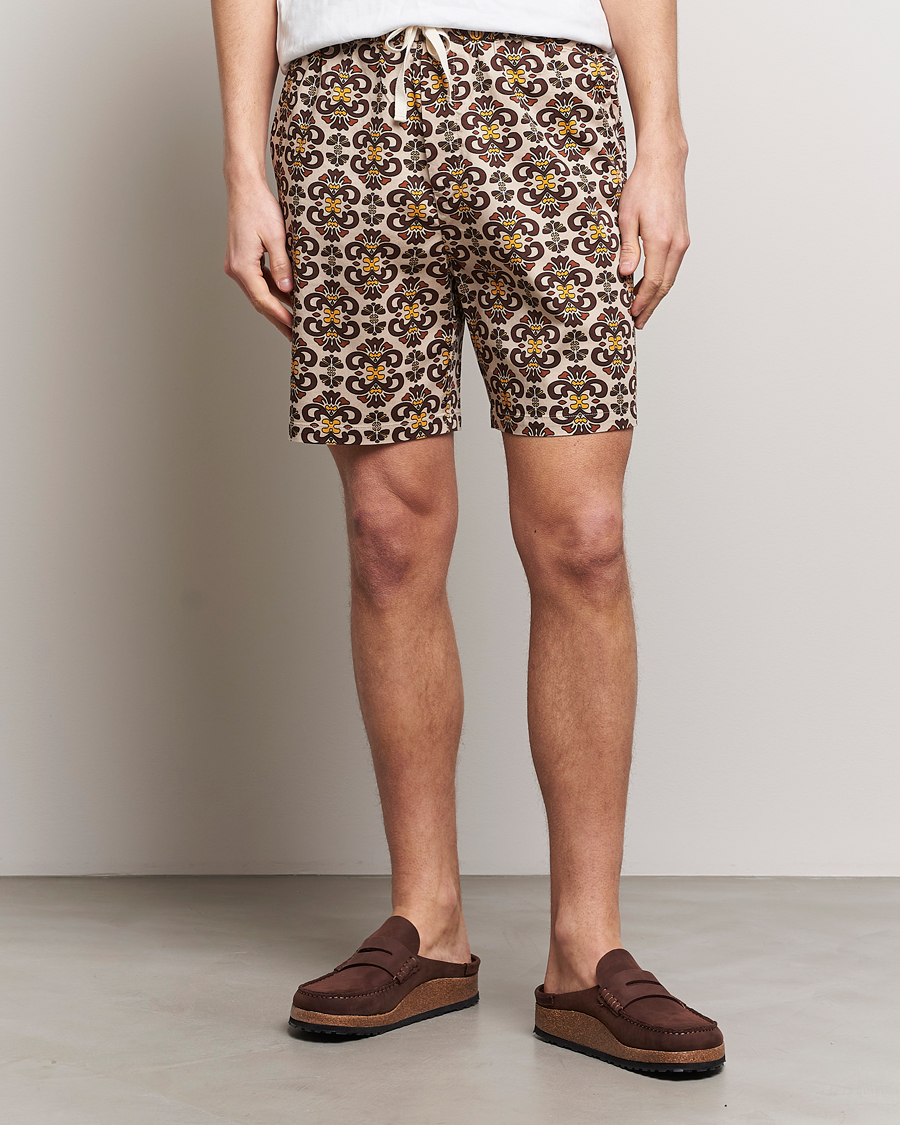 Herren | Shorts | LES DEUX | Hendrix Printed Shorts Light Sand