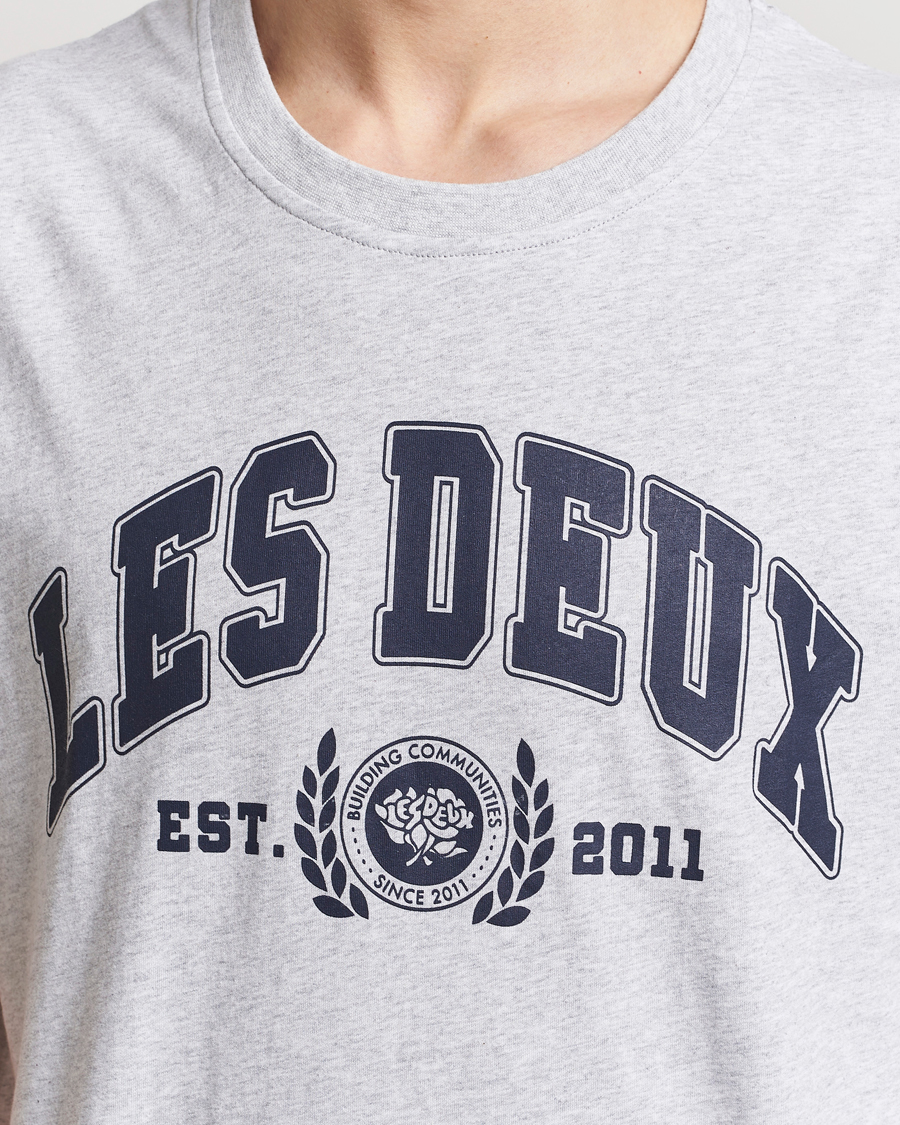Herren | T-Shirts | LES DEUX | University T-Shirt Snow Melange