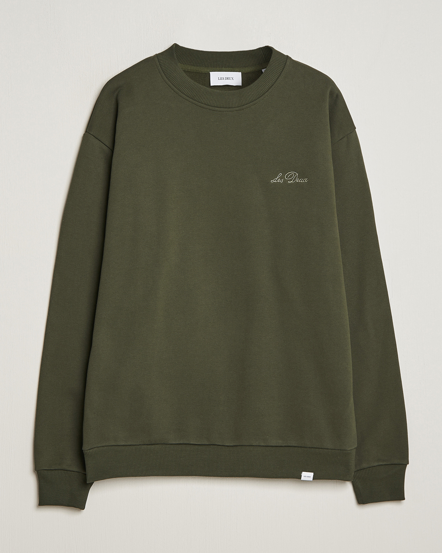 Herren | Pullover | LES DEUX | Crew Sweatshirt Forrest Green