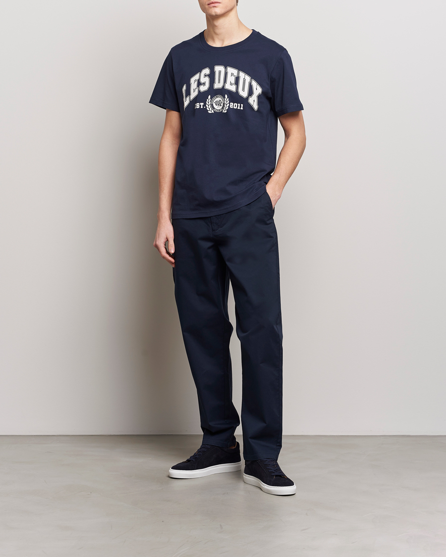 Herren | Hosen | LES DEUX | Jared Twill Chino Pants Dark Navy