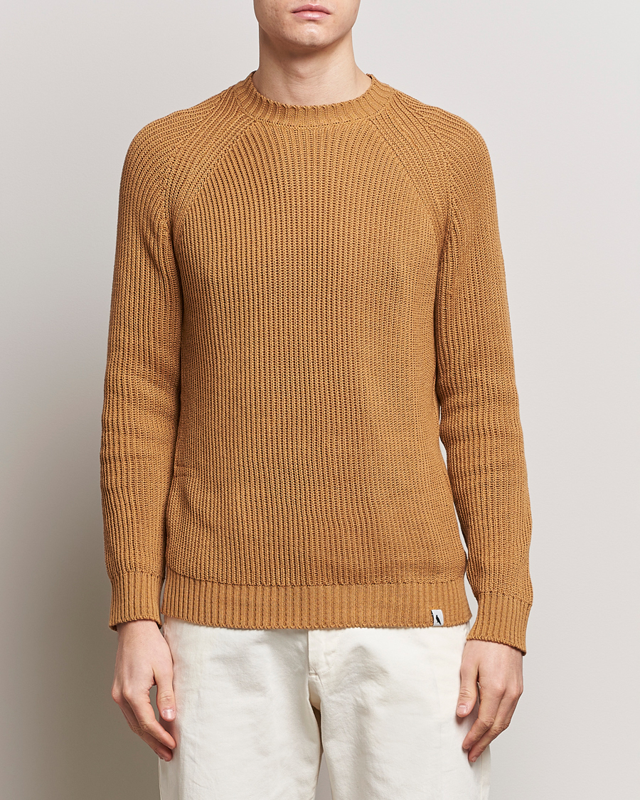 Herren | Strickpullover | Peregrine | Harry Organic Cotton Sweater Amber