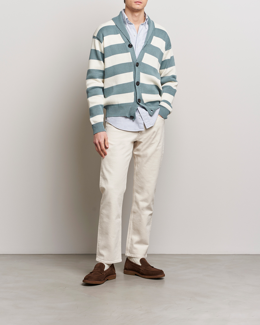 Herren | Pullover | Peregrine | Richmond Organic Cotton Cardigan Lovat