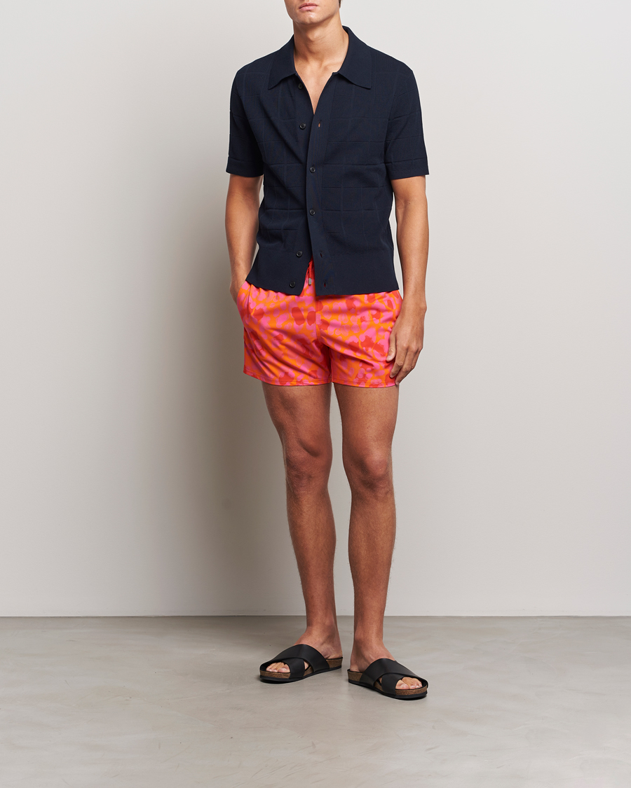 Herren | Badehosen | Vilebrequin | Moorise Printed Swimshorts Abricot