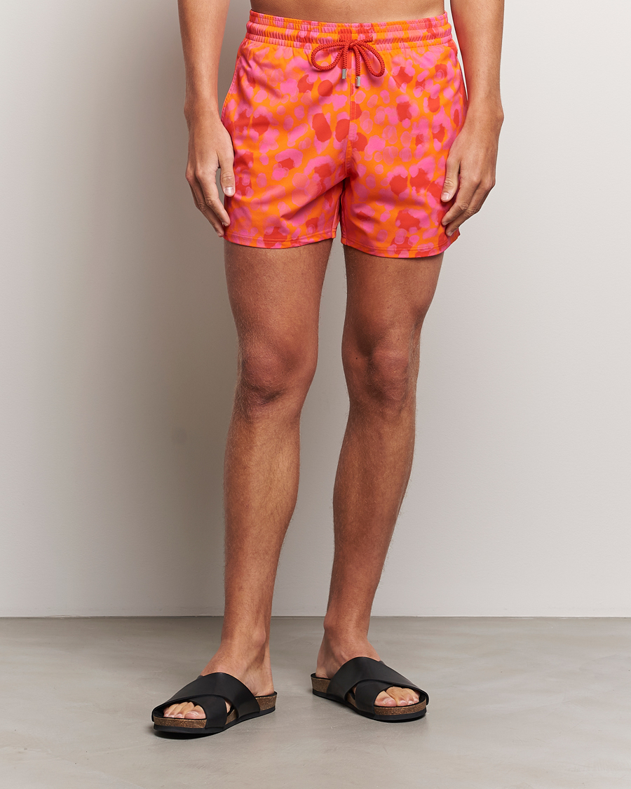 Herren | Badehosen | Vilebrequin | Moorise Printed Swimshorts Abricot