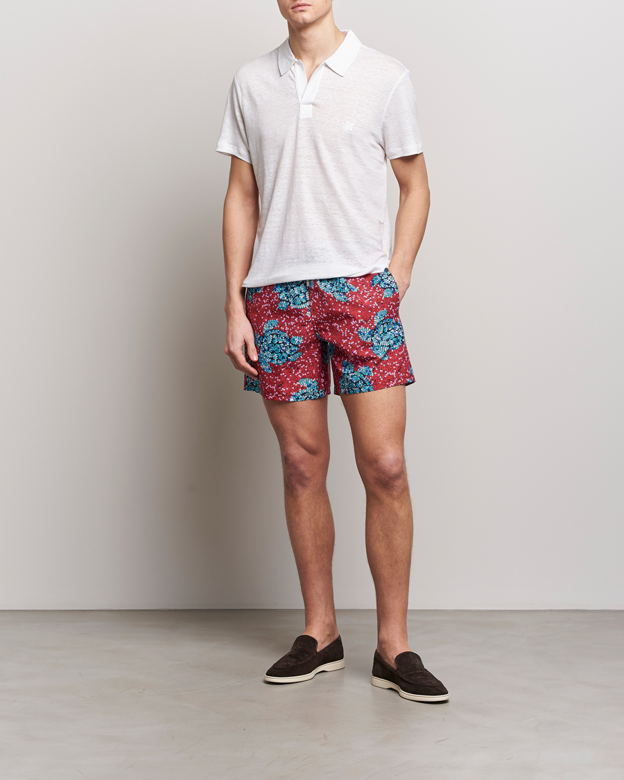 Herren | Badehosen | Vilebrequin | Moorea Printed Swimshorts Merlot