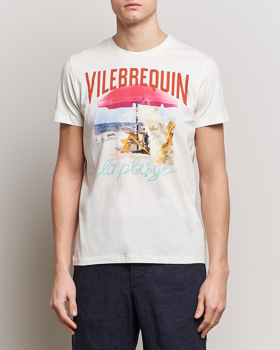 Herren | Kleidung | Vilebrequin | Portisol Printed Crew Neck T-Shirt Off White