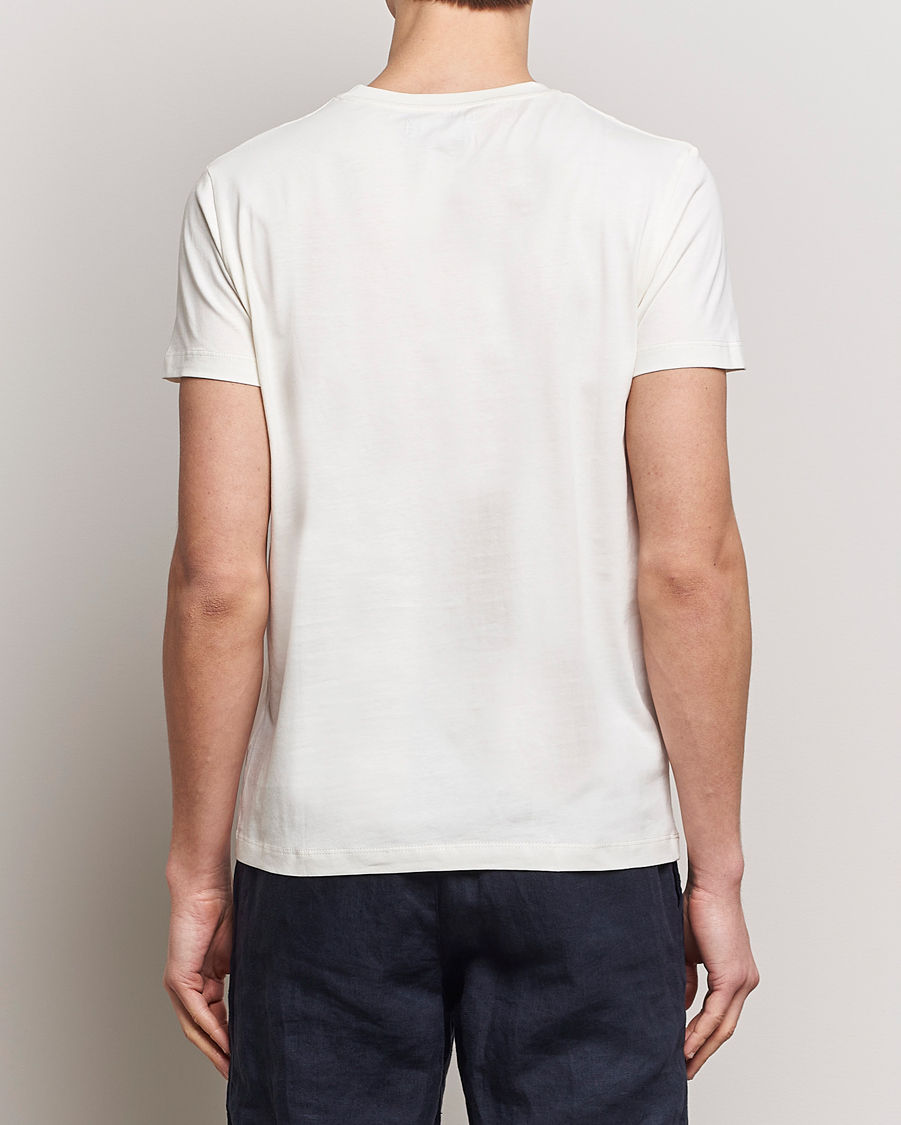 Herren | T-Shirts | Vilebrequin | Portisol Printed Crew Neck T-Shirt Off White
