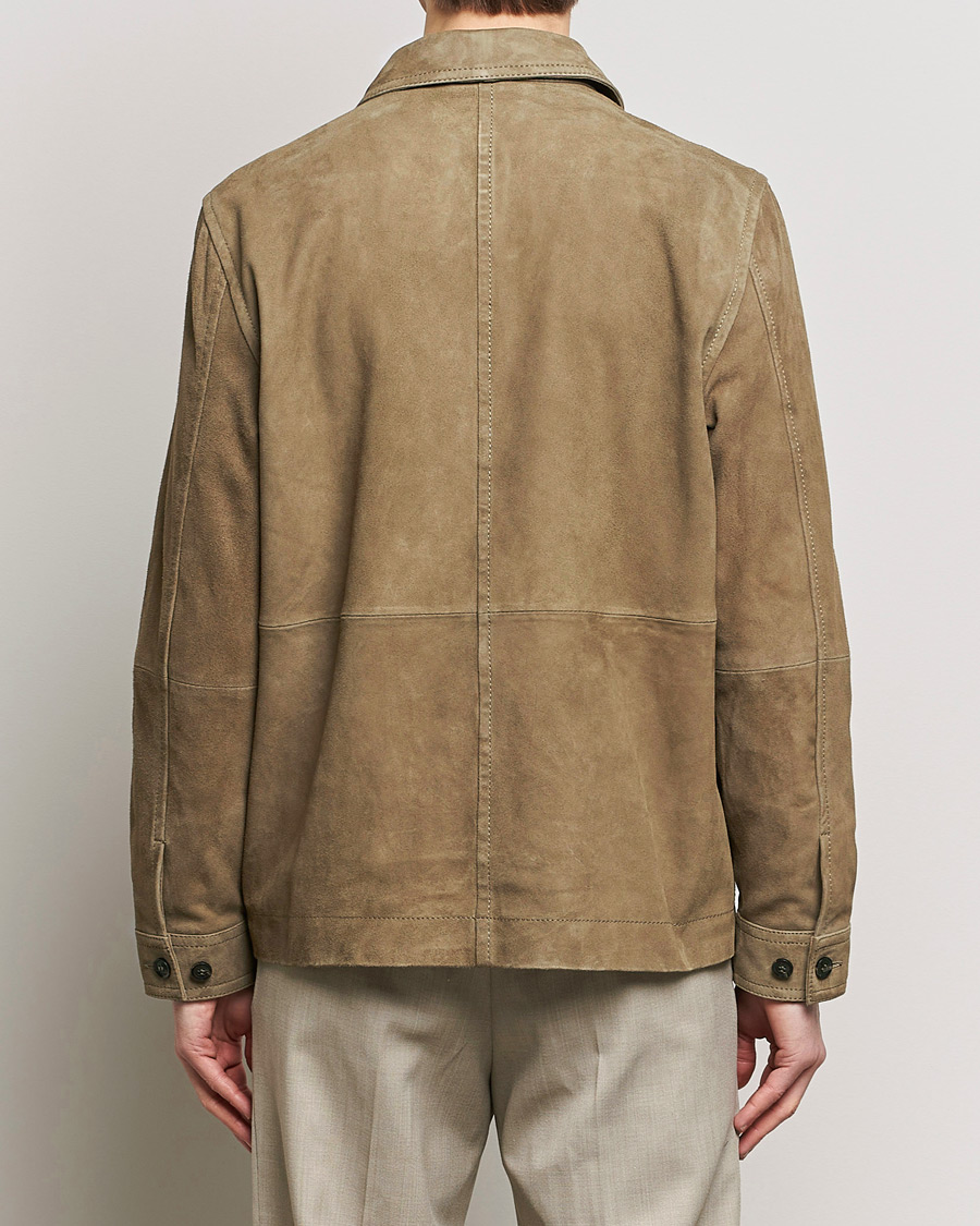 Herren | Jacken | J.Lindeberg | Walt Suede Jacket Walnut