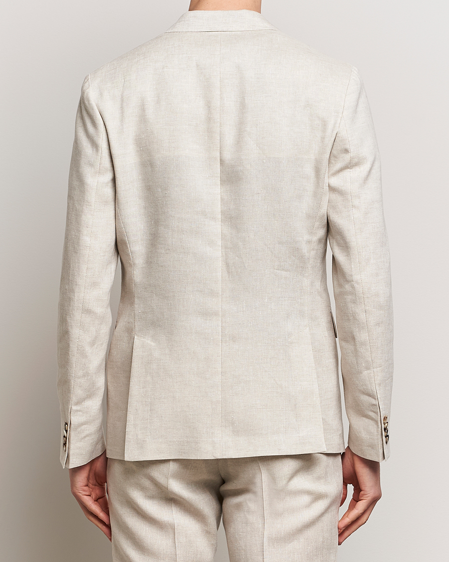 Herren | Sakkos | J.Lindeberg | Hopper Super Linen Blazer Moonbeam