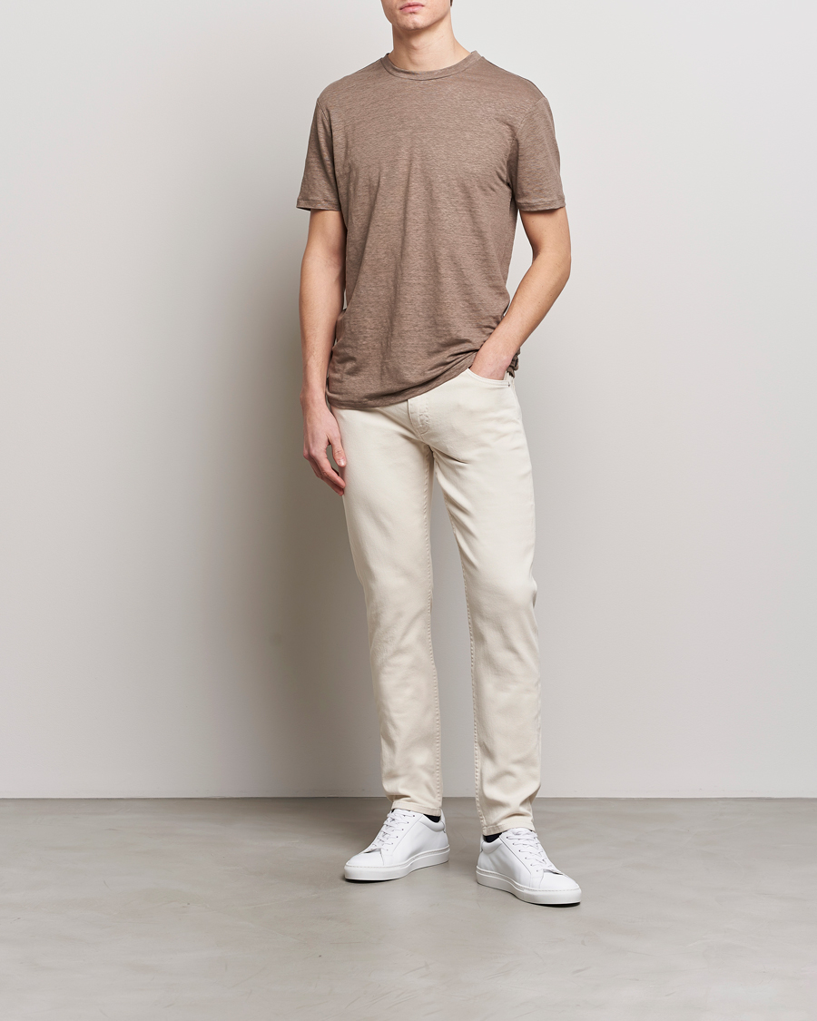 Herren | Hosen | J.Lindeberg | Jay Twill Slim Stretch 5-Pocket Trousers Moonbeam