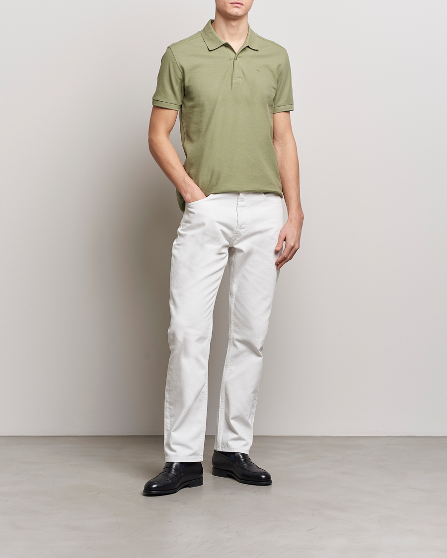 Herren | Jeans | J.Lindeberg | Cody Solid Regular Jeans Cloud White