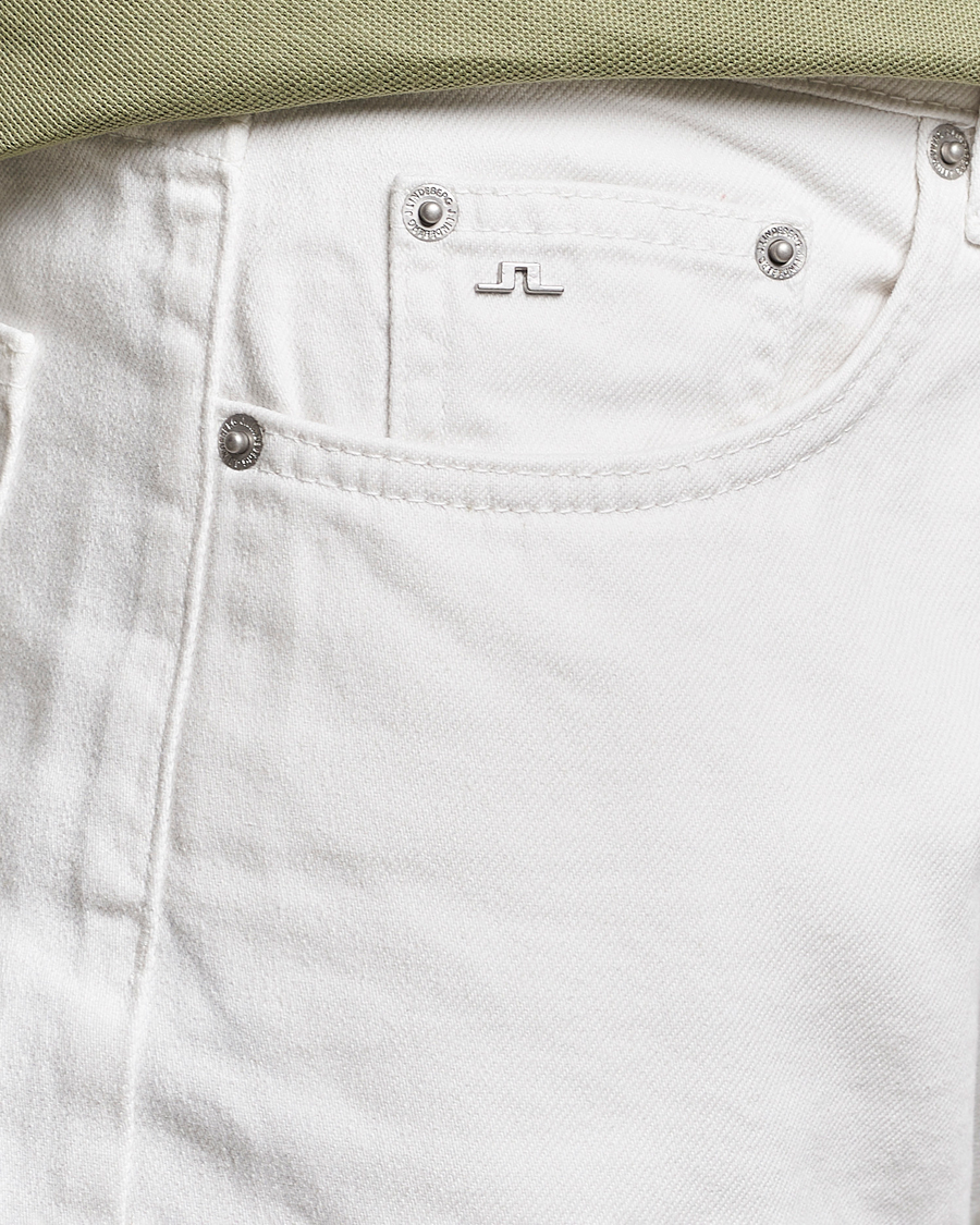 Herren | Jeans | J.Lindeberg | Cody Solid Regular Jeans Cloud White