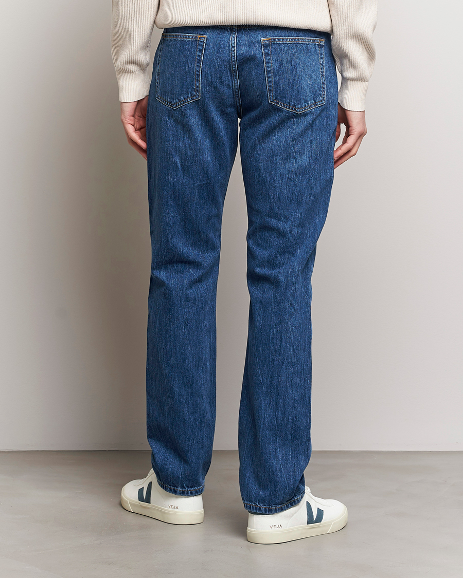 Herren | Jeans | J.Lindeberg | Cody Slub Regular Jeans Mid Blue