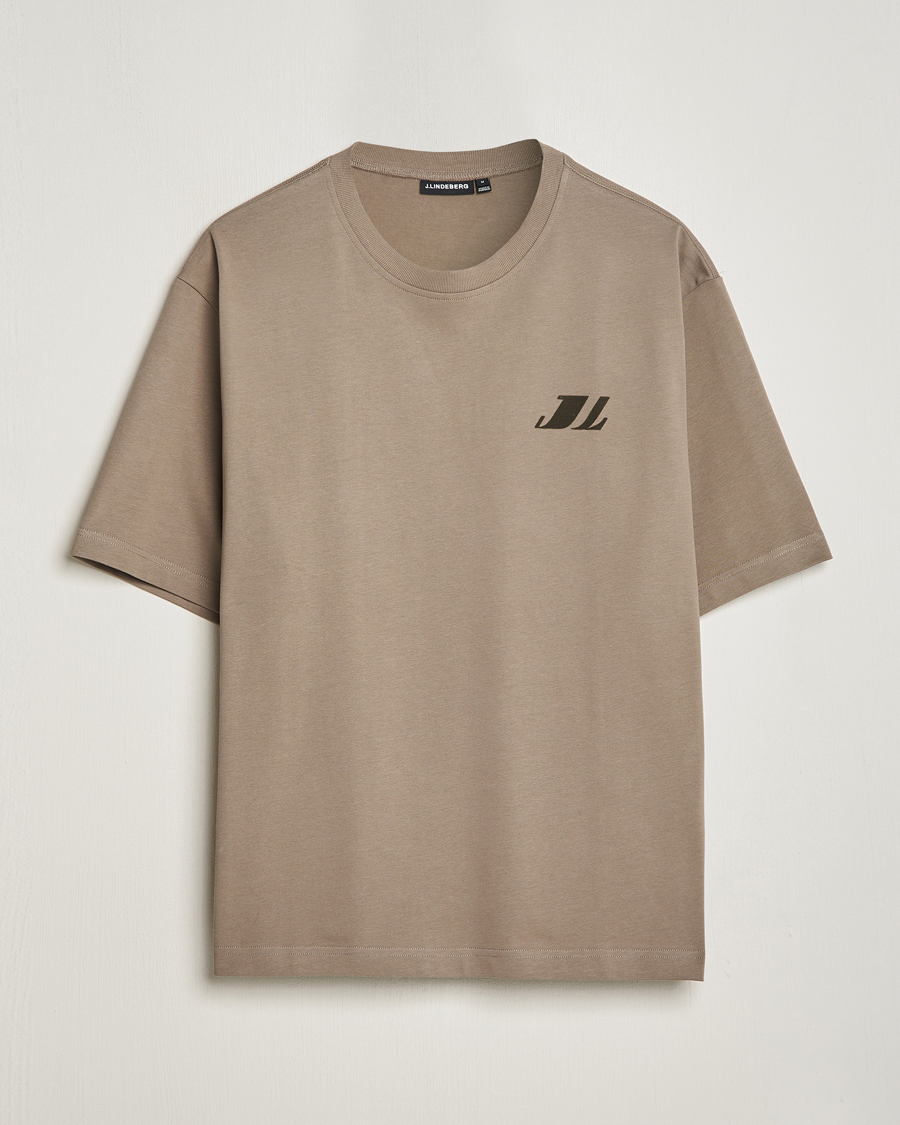 Herren | T-Shirts | J.Lindeberg | Cameron Loose T-Shirt Walnut