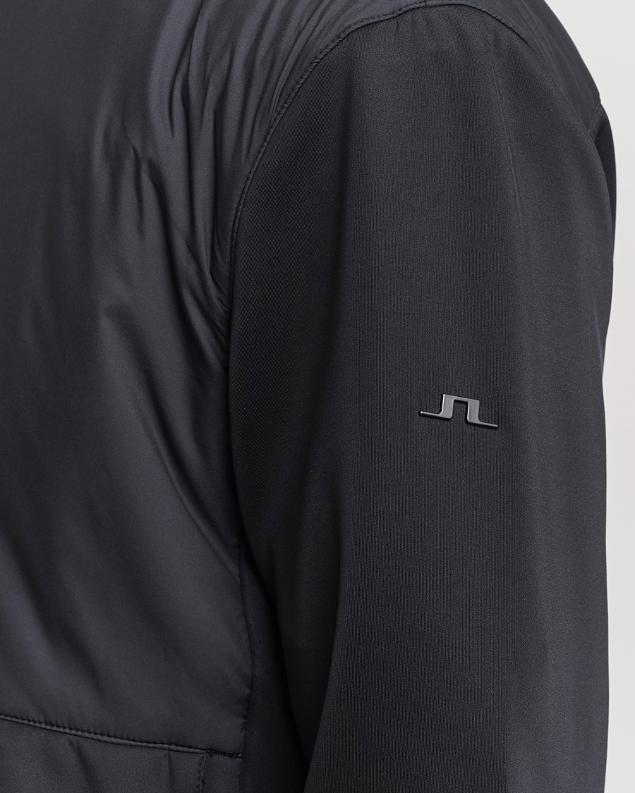 Herren | Pullover | J.Lindeberg | Dovid Hybrid Jacket Black