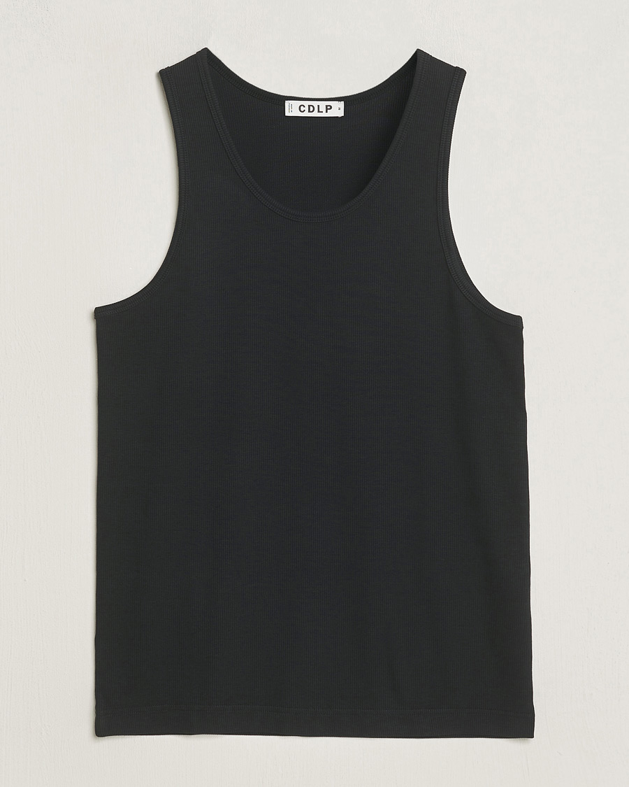 Herren | T-Shirts | CDLP | Rib Tank Top Off Black