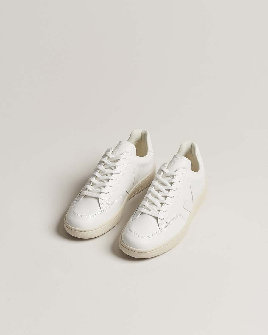 Herren | Weiße Sneakers | Veja | V-12 Leather Sneaker Extra White