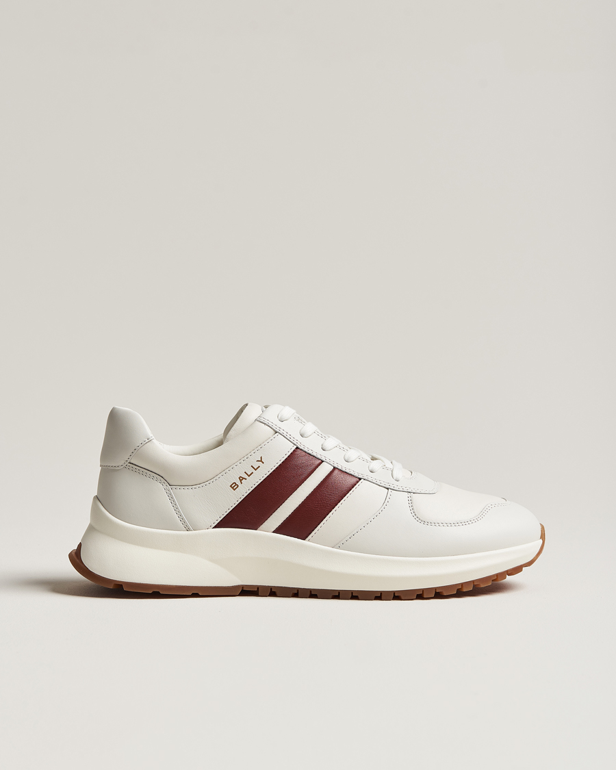 Herren | Bally Darsyl Leather Running Sneaker White | Bally | Darsyl Leather Running Sneaker White