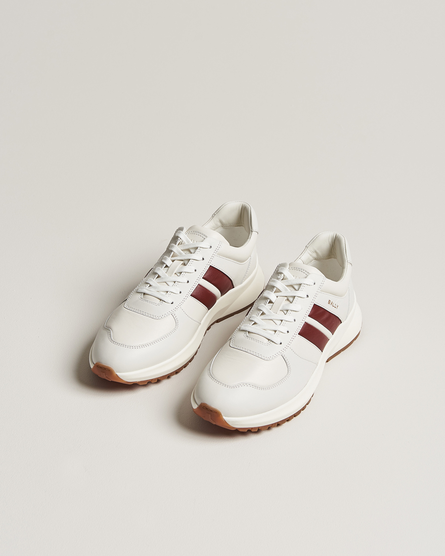 Herren | Bally Darsyl Leather Running Sneaker White | Bally | Darsyl Leather Running Sneaker White