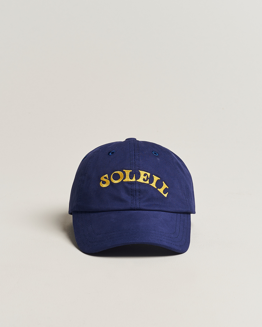Herren | Drake's Soleil Baseball Cap Navy | Drake's | Soleil Baseball Cap Navy