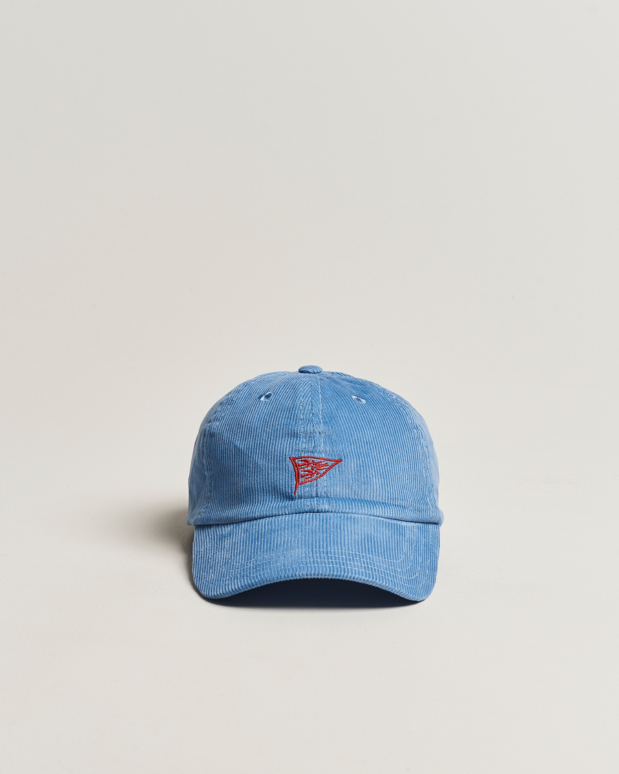 Herren | Drake's Pigeon Flag Baseball Cap Light Blue | Drake's | Pigeon Flag Baseball Cap Light Blue