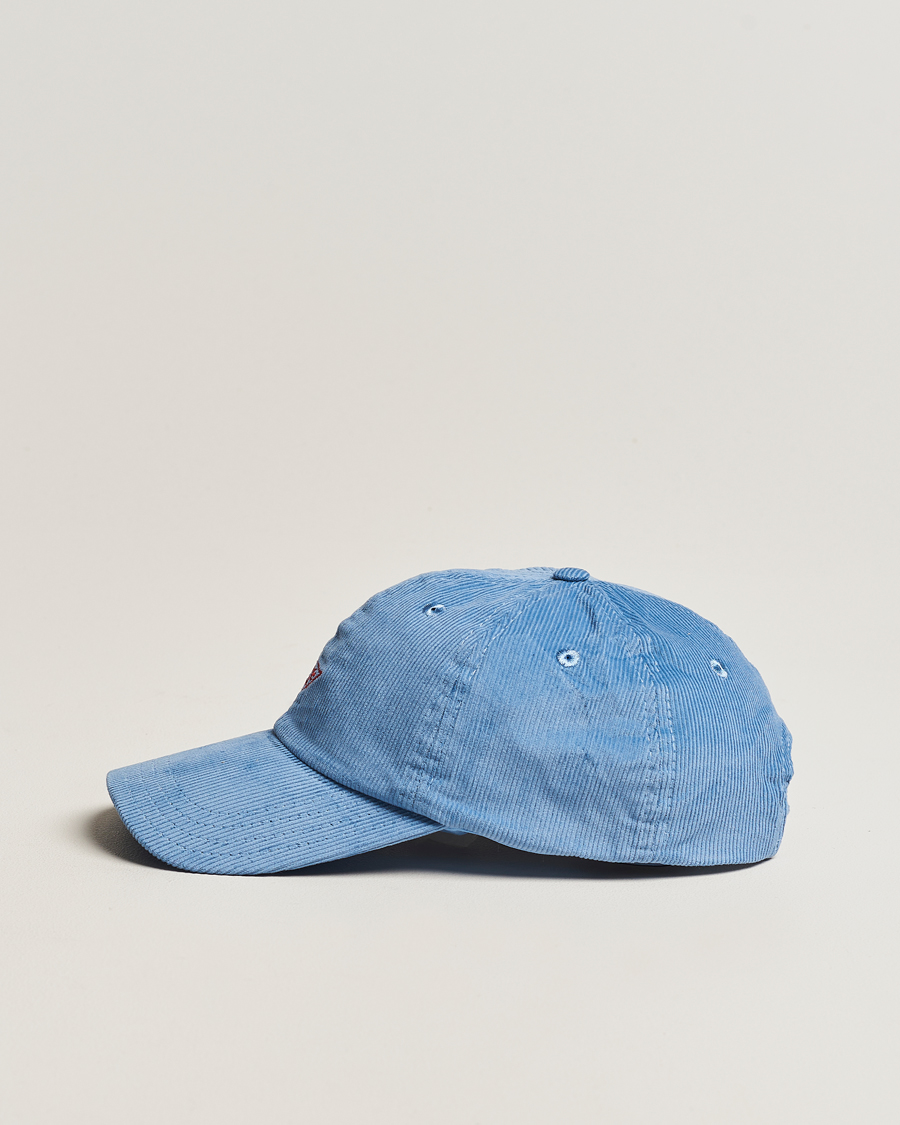 Herren | Drake's Pigeon Flag Baseball Cap Light Blue | Drake's | Pigeon Flag Baseball Cap Light Blue