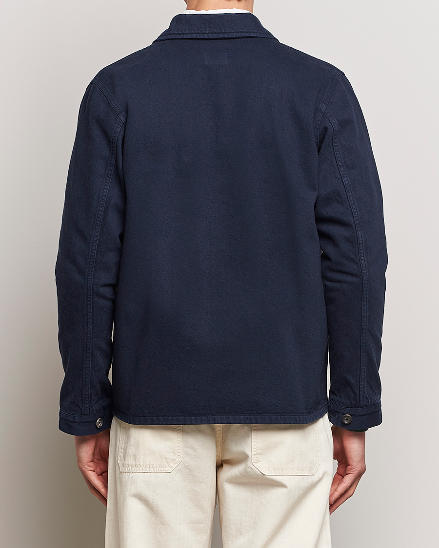 Herren | Hemden | Drake's | Cotton Field Shirt Navy