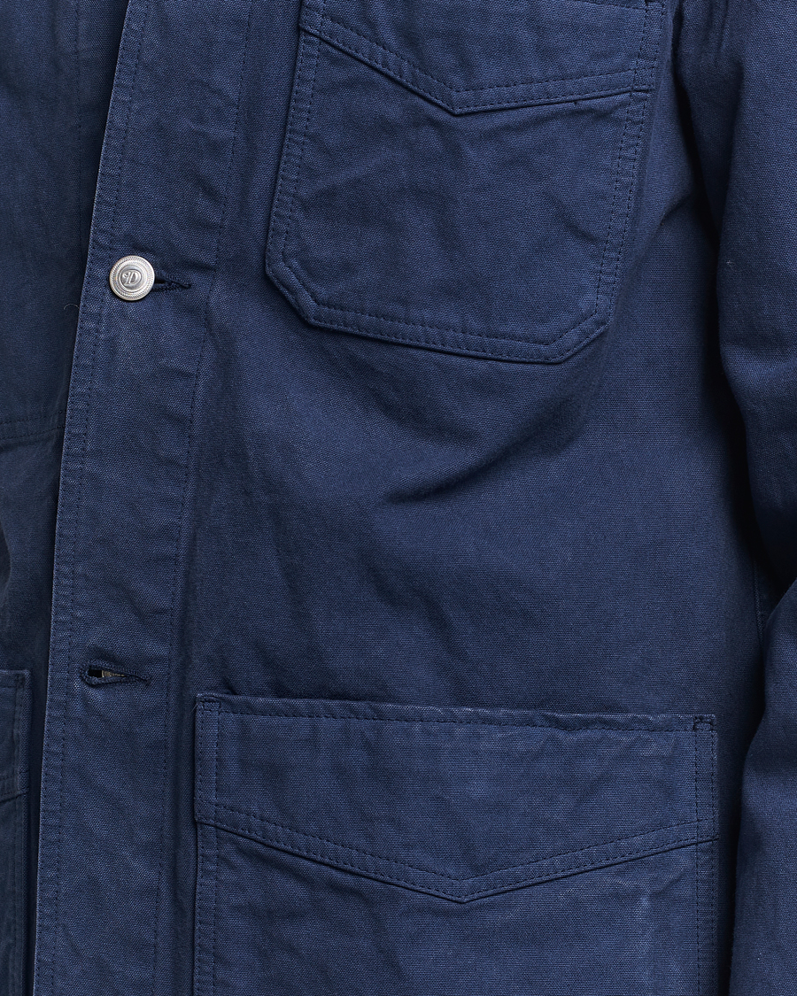 Herren | Jacken | Drake's | Duck Cotton Canvas Shore Jacket Navy