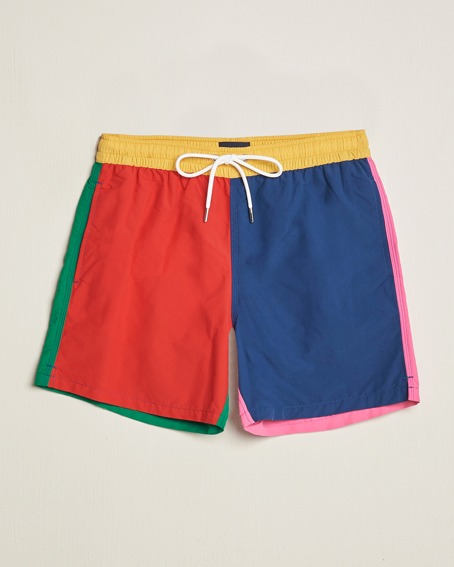 Herren | Badehosen | Drake's | Colourblock Swimshorts Multi