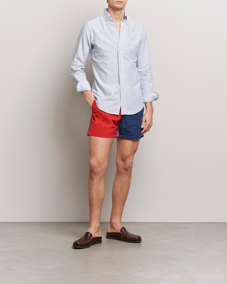 Herren | Badehosen | Drake's | Colourblock Swimshorts Multi