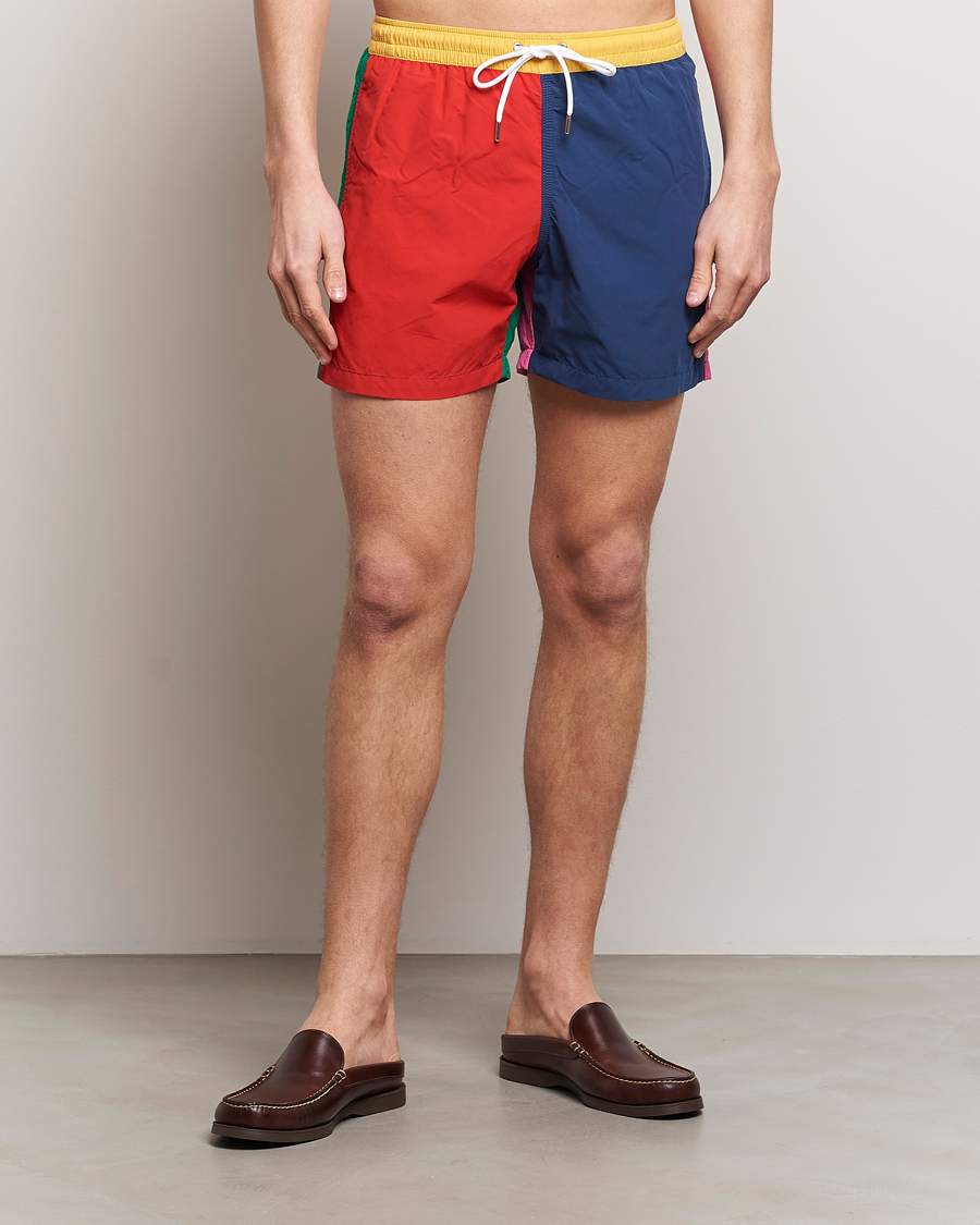 Herren | Badehosen | Drake's | Colourblock Swimshorts Multi