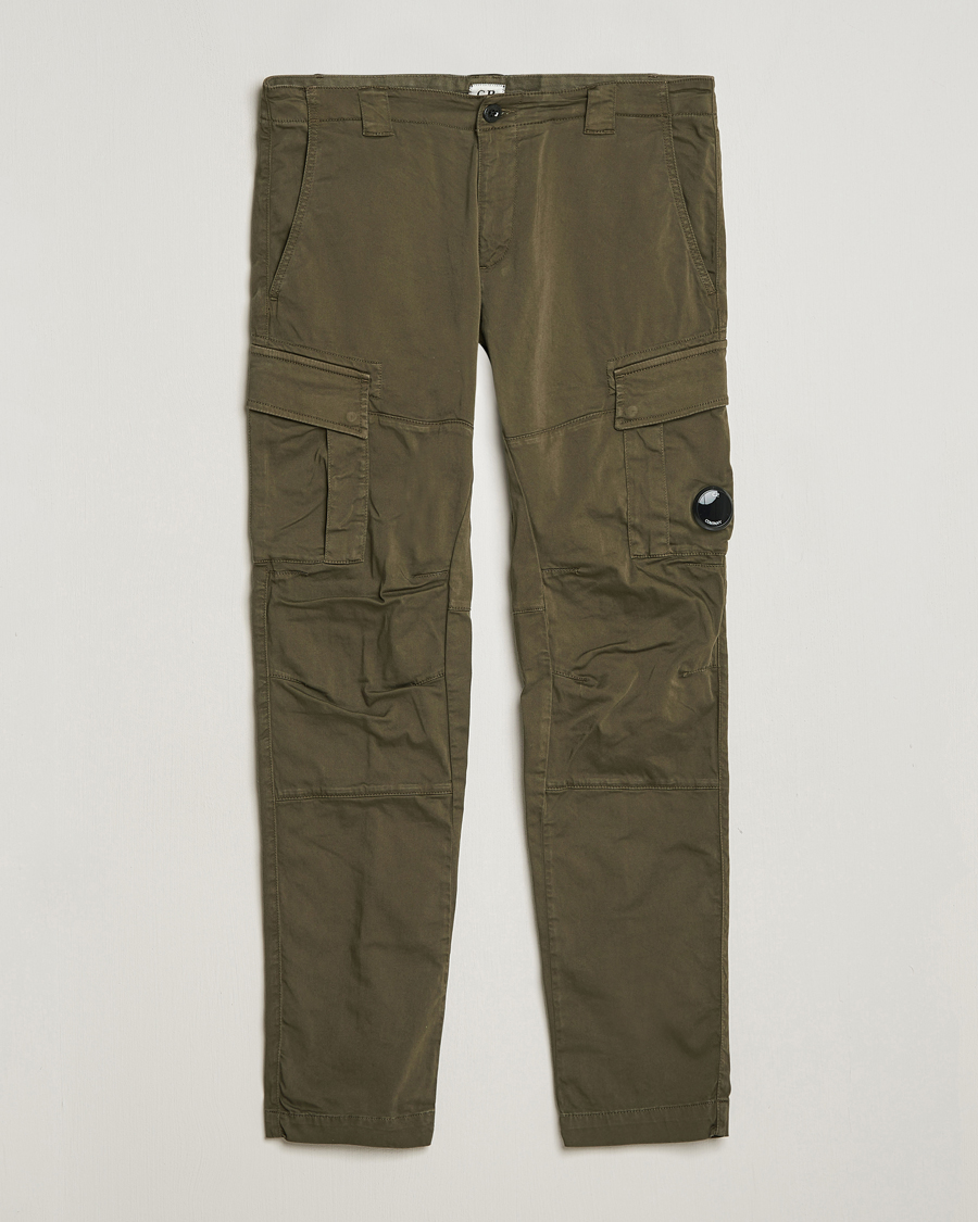 Herren | Hosen | C.P. Company | Satin Stretch Cargo Pants Army