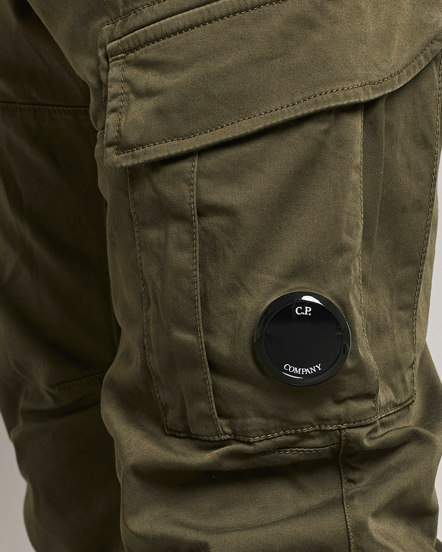 Herren | Hosen | C.P. Company | Satin Stretch Cargo Pants Army